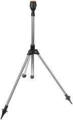 Headerbs Tripod Sprinkler, Stainless Steel ABS Sprinkler Tripod with 360 Degree Rotating Irrigation Head, Liftable Automatic Watering Stand for Garden Lawn Yard - Image 3