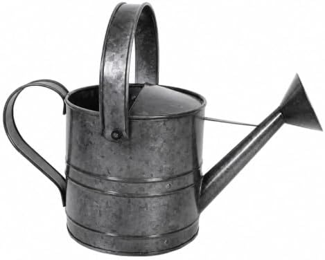 Galvanized Watering Can by PixiesGardens