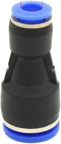 Pneumatic Fitting Pipe Air Connector Tube Quick Release Fitting Plastic Connector Hose Tube Push Pressure 4mm 6mm 8mm 10mm(PG 8-6,1000 Pcs) by Unknown