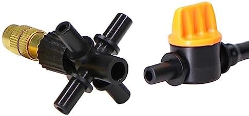 20 Pieces Drip Irrigation Micro Valve Irrigation Switch 4/7 Tubing Hose Barb Water Stop Connector Garden Supplies Accessories (Color : C) - Image 7