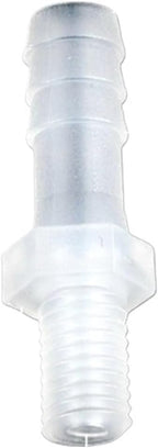 10 Pcs M6 to 2mm PP/PE Hose Connector, Straight Barb Adapter for Irrigation Tubing, Aquarium Air Pump, Water Pipe Joint(M8-8mm,50pieces) by Unknown