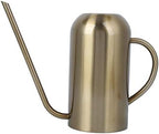 Stainless Steel Long Spout Watering Can, Gold Colored Watering Can for Indoor Plant Watering, Garden Watering Pot Irrigation Tool Gold 1.5L by Ddewing