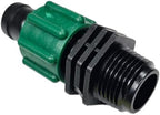 (100 pack) USA MADE - Irritec Tape Loc Fittings for 5/8" Drip Tape | Couplers, Tees, Elbows A1-T5 | Drip Irrigation Fittings | Long-term Leak-Free Connection (Tape Loc x 1/2" MPT) by DripWorks