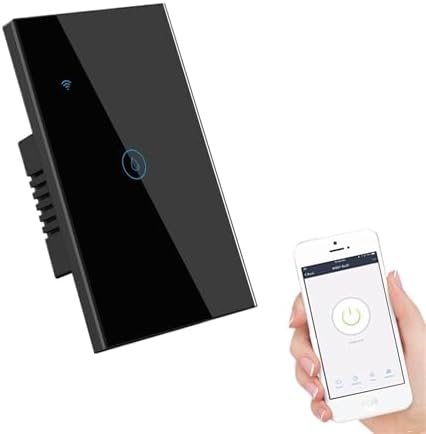 Switch Water Heater on/Off Voice Control Touch Timer(703US-Black) by Unknown