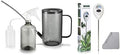Watering Can Indoor Plants Small Watering Can Set w/Spray Bottle, Squeeze Bottle, Soil Moisture Meter(Gray) by ONEDONE