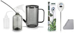 Watering Can Indoor Plants Small Watering Can Set w/Spray Bottle, Squeeze Bottle, Soil Moisture Meter(Gray) by ONEDONE
