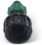 USA MADE - 5 PACK Premium Drip Tape Irrigation Tubing FEMALE HOSE SWIVEL (5/8" - .625" - .645") Universal Perma-Loc Connector Barbed Locking Fitting - Fits All Brands 16mm Drip Tape AG Tubing - Image 2