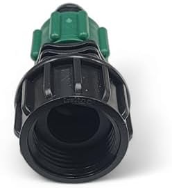 USA Made - Premium Drip Tape Irrigation Tubing Female Hose Swivel, 100 Pack (5/8" or .625" - .645") Universal Perma-Loc Connector Barbed Locking Fitting - Fits All Brands 16mm Drip Tape AG Tubing - Image 4