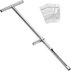 Soil Sample Probe, 36 Inch Soil Probe Rod, Ground Probe Rod, My Soil Test Kit, Stainless Steel Soil Sampler Tool for Soil Sampling, Gardening by ByHongfus