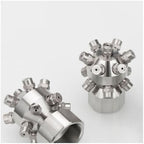 360° Spin Nozzle 13-Hole Multi-Head Linear & Full Cone Spray High Pressure Water for Construction & Tank Cleaning(1.2Female 3.0mm) - Image 5