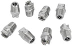 10 Pcs 1/4" High Pressure Cemented Carbide Flat Fan Nozzle 15 Degrees Stainless Steel Anti-clogging Spray - Image 4