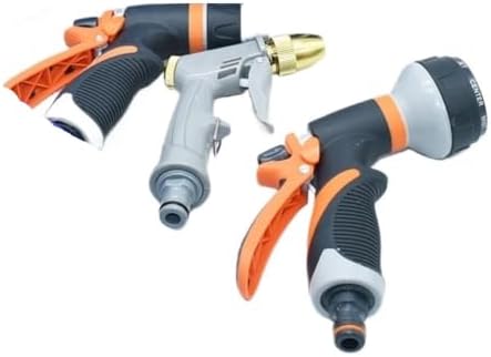 1pc Watering Gun Garden Nozzle Hose Irrigation Adjustable Water Lawn Multifunction High Pressure Sprayer(Blue) by Unknown