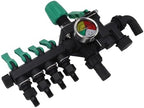 4 Way Hose Manifold Easy Installation Durable and Rust for Livestock and Agricultural Use by Unknown