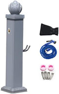 Vertical Square Garden Water Column, Aluminum Alloy, Freestanding Outdoor Faucet, Garden Hose Holder, Decorative Fountain Yard Hydrant for Watering Irrigation and Cleaning(74 cm/29.1 in) by Unknown