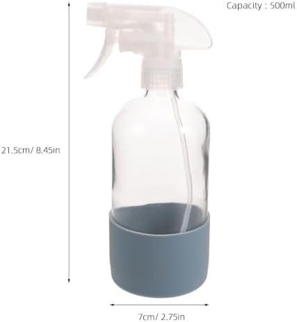 Operitacx 2pcs Plant Mister - 16.9oz Glass Spray Watering Bottle for Indoor & Outdoor Plants - Decorative Transparent Garden Sprayer for Spring Gardening, Cleaning, Hair, Pets Care - Image 2