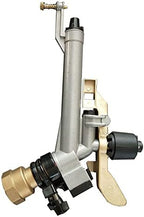 Impact Sprinkler Gun, 1.5"" Impact Sprinkler Water Irrigation Tool Water Spray Gun Adjustable Rain Spray Gun Large-Area Agriculture Irrigation Spray Gun for Agriculture Lawn, Silver - Image 5