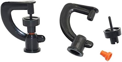 Gardening Watering System Tools 360 Degrees Rotating Atomized with Support rod Agricultural irrigation sprinklers Micro Nozzles for 1/4 Inch Hose 20 Pcs - Image 4