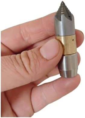 High Pressure Sewer Jetter Nozzle, 1/8" Female, Stainless Steel by Unknown
