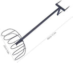 Zerodeko Metal Garden Hose Holder Freestanding, Heavy Duty & No Tangled - Image 2
