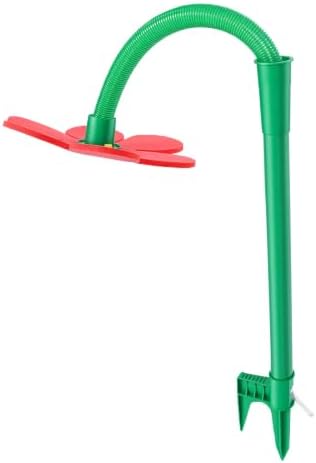 POCREATION Garden Sprinkler 360 Rotating, Dual Peg Base 41.7in - Image 5