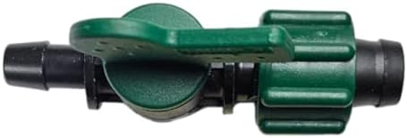 USA MADE - Irritec Tape Loc Fittings for 5/8" Drip Tape | Couplers, Tees, Elbows A1-T5 | Drip Irrigation Fittings | Long-term Leak-Free Connection (Tape Loc x .400 Barb w/Valve, 50) - Image 2