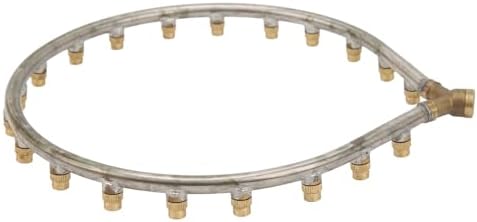 Multifunctional Annular Nozzle, G3/8 Female Thread Multi Head Ring Shaped Atomizing Nozzle for Garden Agricultural Irrigation with Adjustable Spray Pattern (20 Head) - Image 6
