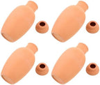 NUOBESTY Self Watering Stakes and Elegant Spike Design Terracotta 4pcs Automatic Watering Device with Optimal Breathability for Plants and Potted Plants for Offices and Balconies by NUOBESTY