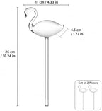 CATPAN 2 PCS Glass Swan Plant Watering Stakes, Self Watering Globes for Indoor Plants, 26 cm Automatic Watering Spikes for Houseplants, Succulents, Herbs and Flowers - Image 2