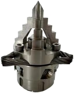 High Pressure Rotary Sewer Jetter Cleaning Nozzle - Heavy-Duty Stainless Steel, 105-300bar, 1/2'' & 3/8'' Thread, 40L/min Flow Rate(Wire brush 1I2 80L) - Image 4