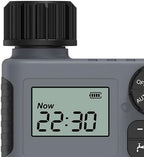 Sprinkler Timer, Programmable Hose Timer Automatic Irrigation Controller System Faucet Timer with Rain Delay/Manual Watering, Digital Irrigation Timer System for Lawns, 1 Outlet Black - Image 6