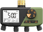 Diivoo 4 Zone Sprinkler Timer with IP68 Waterproof & Large Display by Diivoo