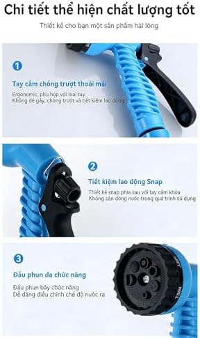 Garden Water Hose Multi-Purpose Adjustable Outdoor Equipment - Image 4