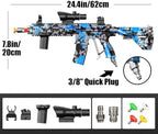 Pressure Washer Gun with Swivel – 3600 PSI High Pressure Spray Gun with 3/8" Quick Connect Plug – Foam Cannon Compatible Power Washer Handle for Car, Home & Outdoor Cleaning (Blue) - Image 3