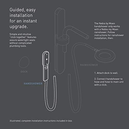 Moen N214H0CH Spa Handshower, Chrome/White - Image 6