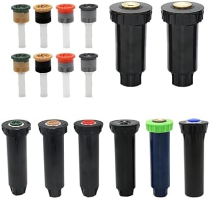 1PC Garden Lawn Popup Sprinkler 90/180/360 Degree Rotation Adjustable Replacement Scattering Nozzles For Irrigation(I) by Unknown