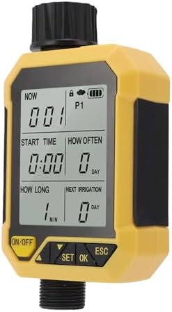 WALFRONT Automatic Watering Timer Sprinkler Timer with Rain Sensor Multiple Programs G3/4 G1/2 Inlet for Garden Lawn Irrigation System - Image 5