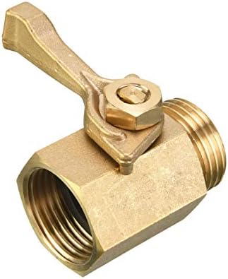 M MINGLE Heavy Duty Brass Garden Hose Shut Off Valve, Garden Hose Adapter - Image 4