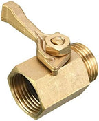 M MINGLE Heavy Duty Brass Garden Hose Shut Off Valve, Garden Hose Adapter - Image 4