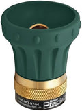 Underhill Precision Rainmaker Garden Water Hose Nozzle, Sprayer, 23 GPM at 80 PSI, 3/4-Inch Thread Inlet, Heavy-Duty Brass and Rubber, HN2300 by Underhill