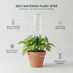 Resin Self-Watering Plant Spike for Standard Plastic Bottles, Gravity-Fed Drip Irrigation Adapter for Indoor & Outdoor Potted Plants, Green - Image 4