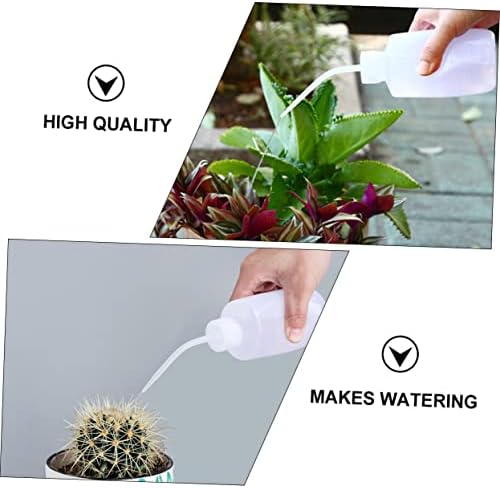 20 Pcs Pointed Watering Bottle Squeeze Bottles for Liquids Watering Can Indoor Hydro Jug Water Bottle Plant Squeeze Bottles Watering Applicator Bottle Bend Mouth Safety Wash Bottle(As Shown,19.5X6X6CM - Image 3