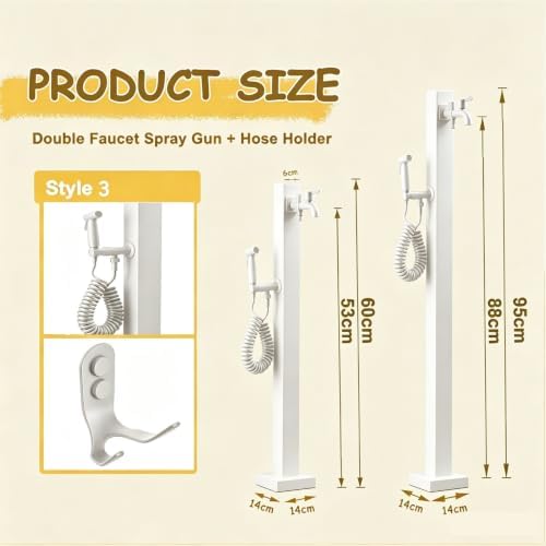 Stainless Steel Water Dispenser Column Water Tap Antifreeze Hose Faucet - Image 2