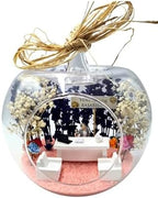Terrarium for New Job Success - Globe Glass Jar with Preserved Lavender, Miniature Office Desk Set, and 'Success' Sign - Unique Decorative Gift for Colleagues and Friends - refined Home and Office by Unknown