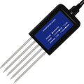 Temperature Moisture Soil Temperature And Humidity Meter With PH Conductivity NPK Sensor Memory, Waterproof Stainless Steel Probe For Agriculture(3-in-1) by Unknown