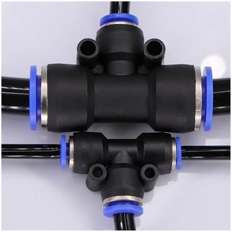 For Variable Diameter For Tee Hose Adapter Slip Lock For Pneumatic Tube Fittings For Quick Insert For DIY For Garden Irrigation For Connect Repair 1 Pcs/5 Pcs(PEG 6mm to 8mm,5 pcs) - Image 5