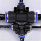 For Variable Diameter For Tee Hose Adapter Slip Lock For Pneumatic Tube Fittings For Quick Insert For DIY For Garden Irrigation For Connect Repair 1 Pcs/5 Pcs(PEG 4mm to 6mm,5 pcs) - Image 5