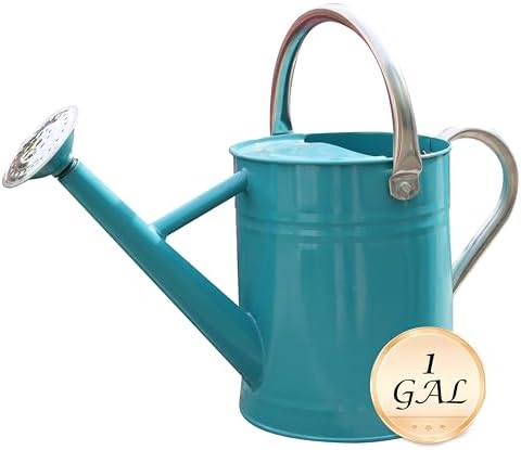 Metal Watering Can for Outdoor Plants, Watering Can 1 Gallon (Leaf Green) - Image 7