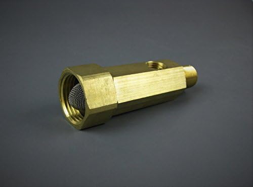 MTM Hydro 24.0543 Garden Hose Inlet Filter Brass 3/4FGH - 3/8MPT - Image 2