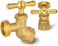 40PC HeSun 1/2" FIP Inlet x 3/4" MHT Outlet No-Kink Hose Bibb Valve by HeSun
