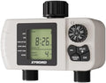 2 Zone Sprinkler Timer, Programmable Digital Water Timer with Rain Delay, Waterproof, Automatic and Manual Irrigation Controller for Garden Hose, Lawn, Yard by Unknown